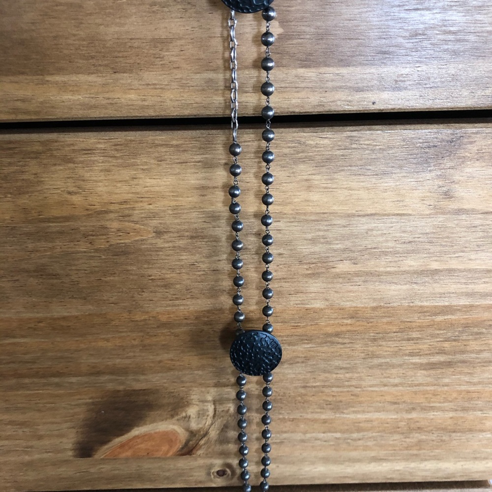 Sterling Navajo pearls